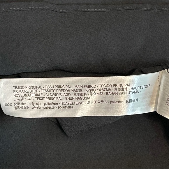 NWOT Black Zara Lace Shoulder/Cap sleeve accent Dress sleeveless size S - Picture 12 of 12